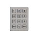 High Quality 12 keys 3*4 matrix stainless steel Vandal-resistant Acess Control Keypad