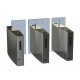 Hot sale biometric security rfid 2 door access control system with tcp/ip for full height flap turnstile barrier gate