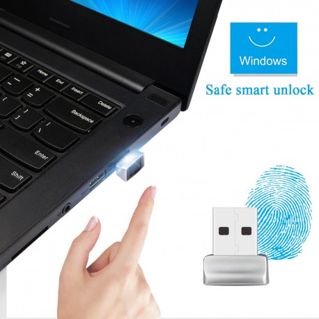 Unlock PCs instead of password and Encrypt files Metal Biometric Fingerprint USB Reader