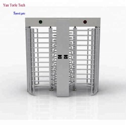Full height turnstile with RFID access control