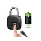 waterproof keyless smart fingerprint door lock suitcase padlock cabinet locker lock USB charge smart lock