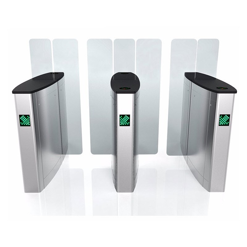 Automatic Card Swiping Swing Turnstile Gate for Access Control