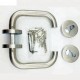 Bedroom Stainless steel Passage internal door handle lock