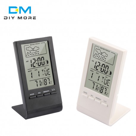 CX-220 Digital Thermometer Hygrometer Temperature Humidity Sensor Monitor Multifunction Meter Alarm Clock Weather Station Gauge