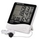 HTC-2 Professional Indoor Industrial Hygrometer Digital Room Thermometer clock alarm